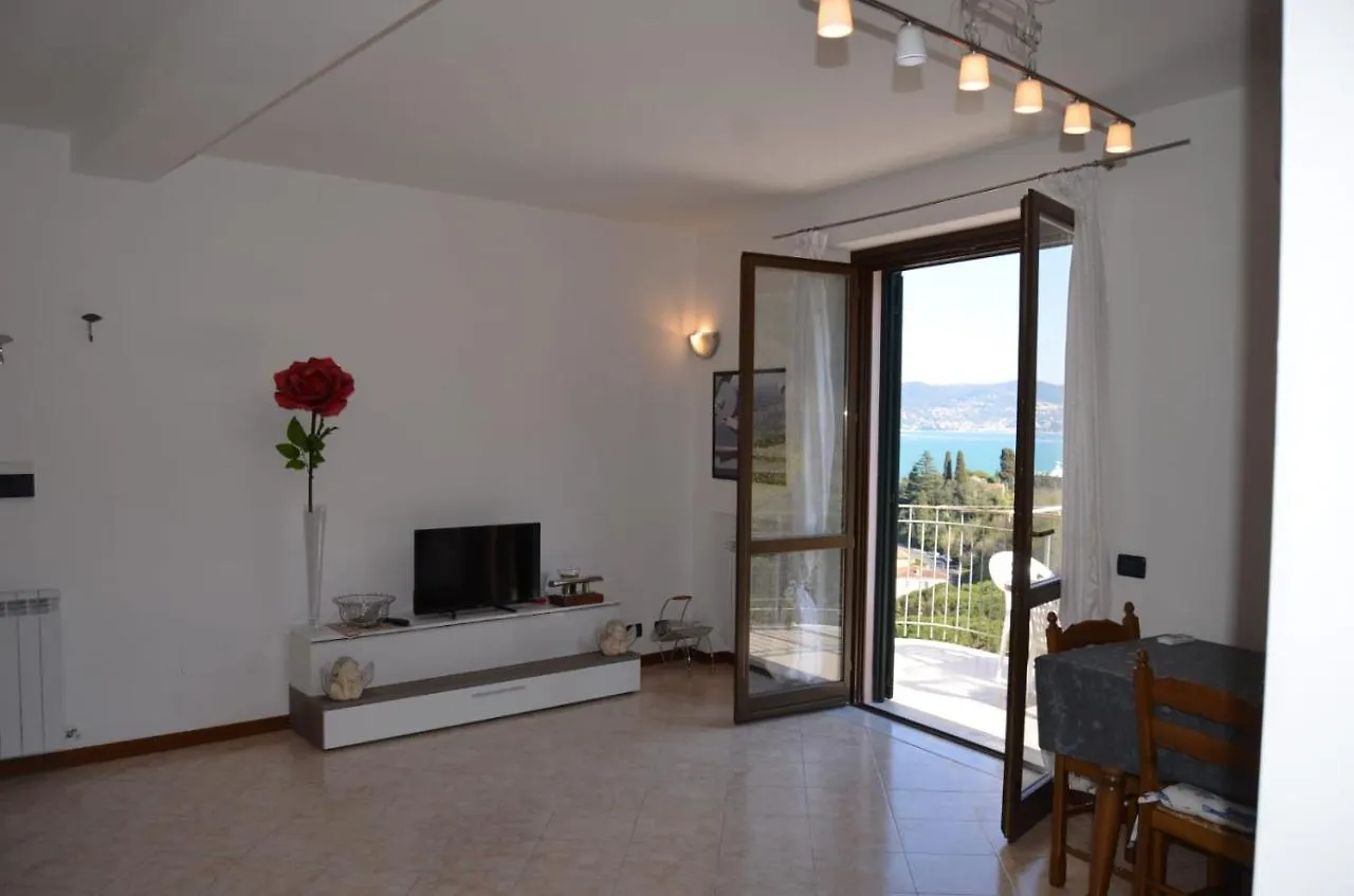 Wonderful Sea View - Terrace And Parking Apartment Fezzano